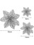 36 Parça Glitter Poinsettia Noel Çiçek Yapay Çiçekler (Yurt Dışından) 3