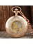Gül Altın Romen Sayısı Siyah Kadran Manuet Mekanik Cebi Vintage Kolye Erkek Timepiece El Sarma Cep Zinciri Saati | Cep ve Amp;fob Saatler (Yurt Dışından) 4