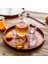 Yuvarlak Kiraz Katı Ahşap Çay Kahve Snack Gıda Yemekleri Servis Tepsi Plakası Restoran Tepsileri Mutfak Ahşap Gıda Meyve Diskli Çay Tepsisi | Çay Tepsileri (Yurt Dışından) 4
