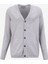 Gri Erkek V Yaka Standart Fit Hırka D4WM-HRK3951 1