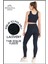 Kadın Kışlık Içi Polarlı Lacivert Yüksek Bel Toparlayıcı Tayt Curve High Waist Fleece Winter 11024 3