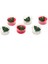 Yılbaşı 6lı Çamağacı Kabartmalı Spice Orange Kokulu Ekru-Kırmızı Tealight Mum Seti 1