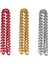 Premium 5 Metre 6mm Yılbaşı Zincir Süs Gold 3