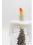 Premium Collection Dekoratif Işıklı Yılbaşı Süs Mum 24 Cm 4