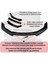 Renault Symbol 2008-2012 4 Parça Kırmızı Dilli Ön Ek Piano Black Lip 3