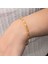 Gümüş Gold İkili Burgu Kadın Bilezik SL8020 5