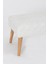 Bliss Krem Kabartma Dokulu Bench 42 x 91 x H 42 cm 4283 5