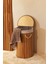 Meander Yuvarlak Bambu Çamaşır Sepeti 35X61 55LT 5113 1