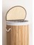 Meander Yuvarlak Bambu Çamaşır Sepeti 35X61 55LT 5113 4