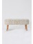 Bliss Sarı Etnik Desenli Krem Bench 40 x 100 x H 47 cm 4282 2
