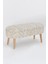 Bliss Sarı Etnik Desenli Krem Bench 40 x 100 x H 47 cm 4282 3