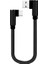 25CM Kısa Hızlı Şarj Kablosu Çift Dirsek 90 Derece USB C Mikro USB Veri Kablosu Tüm Akıllı Telefonlar Için Tip C iphone Için (Yurt Dışından) 5