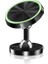 Parça Araç Telefonu Tutucu Alaşım Manyetik Evrensel Çift Bilyalı Dönen Araç Telefonu Tutucu, Renk: Parlak Siyah (Yurt Dışından) 2