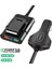Portlu Araç Şarj Cihazı 4usb Araç Şarj Cihazı Kablolu Araç Şarj Cihazı Evrensel USB Qc3.0 Hızlı Araç Şarj Cihazı Ön Arka Koltuk Adaptörü Cep Telefonu (Yurt Dışından) 1