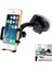 Iphone, Galaxy, Sony, Lenovo, Htc, Huawei ve Diğer Akıllı Telefonlar Için Evrensel 360 Derece Dönebilen Vantuz Araç Tutucu / Masaüstü Standı Genişlik: 4,5 cm - 7,4 cm (Yurt Dışından) 2