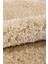 Douro Shaggy Banyo Paspası Bej Kaydırmaz Taban Daire 80 x 80 cm 4