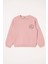 Yazı Baskılı Toz Pembe Renk Kız Çocuk Sweat 1