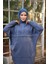Kapşonlu Kanguru Cepli Sweat-Pantolon Ikili Eşofman Spor Takımı - 71214.006 - Indigo 3