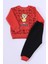 Erkek Bebek 3 Iplik Eşofman Takımı Kaplan Baskılı A48 3