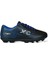 Erkek Krampon Dişli Futbol Ayakkabısı SİYAH - MAVİ 1