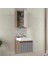 Biani Nevada 60 cm Matt Anthracite Banyo Dolabı 1