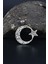 Gümüş Kolye Ucu Bismillah ve Kelime-I Tevhid Yazlı Ay Yıldızlı (Ayyıldızlı) 925 Ayar Gümüş 901328 2