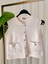 Asel Fashion Premium Muadil Bordo Triko Yelek Ekru 4