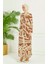 Geometrik Desen Elbise 4106-05 Vizon 4