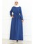 Kuşaklı Spor Elbise 3028-07 Indigo 1