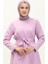 Inci Detaylı Tunik Pantolon Ikili Takım 70005-04 Lila 3