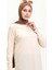 Düz Spor Tunik 6016-03 Krem 3