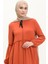 Fermuarlı Mevsimlik Ferace 5027-01 Kiremit 3