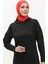 Kapüşonlu Elbise 3012-01 Siyah 3