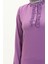 Aerobin Kumaş Fırfırlı Elbise 1006-07 Lila 4