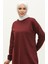 Yırtmaçlı Eşofman Takım 03060-03 Bordo 3