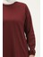 Yırtmaçlı Eşofman Takım 03060-03 Bordo 4