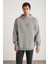 Ralph Erkek Kapüşonlu Içi Polarlı Oversize Kalıp Grimelanj Sweatshirt 1