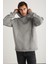 Ralph Erkek Kapüşonlu Içi Polarlı Oversize Kalıp Grimelanj Sweatshirt 5