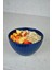 Bowl Kasesi Kahvaltılık Kase Stonware Meyve Salata Yemek Kasesi 14CM-1 Adet Mavi 1