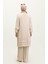 Düğme Detaylı Tunik Pantolon Ikili Takım 11302-05 Krem 5