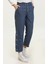 Düğmeli Mom Jean Kot Pantolon 3100131-02 Lacivert 1