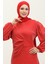 Alime Simli Abiye Elbise 0337-02 Nar Çiçeği 3