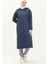 Kapüşonlu Spor Tunik 3007-23 Indigo 1
