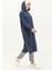 Kapüşonlu Spor Tunik 3007-23 Indigo 2