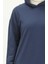 Kapüşonlu Spor Tunik 3007-23 Indigo 4