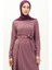 Yırtmaçlı Tunik Pantolon Ikili Takım 0664-04 Koyu Lila 3
