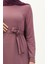 Yırtmaçlı Tunik Pantolon Ikili Takım 0664-04 Koyu Lila 4