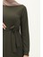 Yırtmaçlı Tunik Pantolon Ikili Takım 0664-07 Haki 4