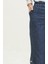Düğmeli Mom Jean Kot Pantolon 3100131-02 Lacivert 3