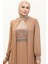 Şifon Abiye Elbise 52876-05 Vizon 3
